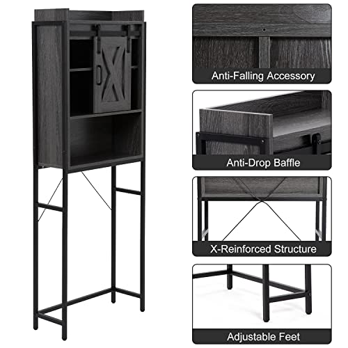 Industrial Over The Toilet Storage, Freestanding Over Toilet Shelf