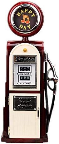 XIA Gas Station Hand Shake Music Box To Send Boys And Girls Children Creative Music Box Birthday Gift Living Room Small Ornaments (Color : Red)