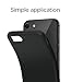 Spigen Liquid Crystal [2nd Generation] Designed for iPhone SE 2022 Case/iPhone SE 3 Case 2022 / iPhone SE 2020 Case/iPhone 8 Case/iPhone 7 Case - Matte Black