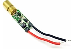 JOLOOYO Mini Dot Pure Blue Laser Diode Module 450nm 5mw with Driver-in 3-5V 6x10.5mm