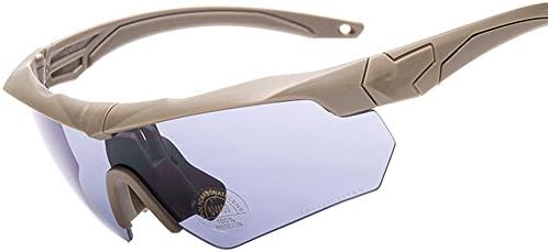 Polarized Designer Tactical Military Sunglasses Goggles 5 Set Interchangeable Lenses