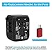 Whew Universal International Travel Adapter with Auto-Reset Fuse, All-in-One Worldwide Power Adapter Travel Plug Adapter, 5A USB Output, 1 Type C, 3 USB for US, UK, EU, AU, 170+ Countries (Black)
