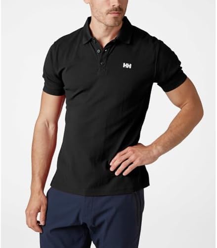 Polo masculino Driftline, Preto, L