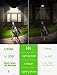LITOM Enhanced 102 LED Super Bright Solar Lights Outdoor, Solar Motion Sensor Lights with 270°Wide Angle, IP65 Waterproof, Easy-to-install Security Lights for Front Door, Yard, Garage, Deck(2 Pack)
