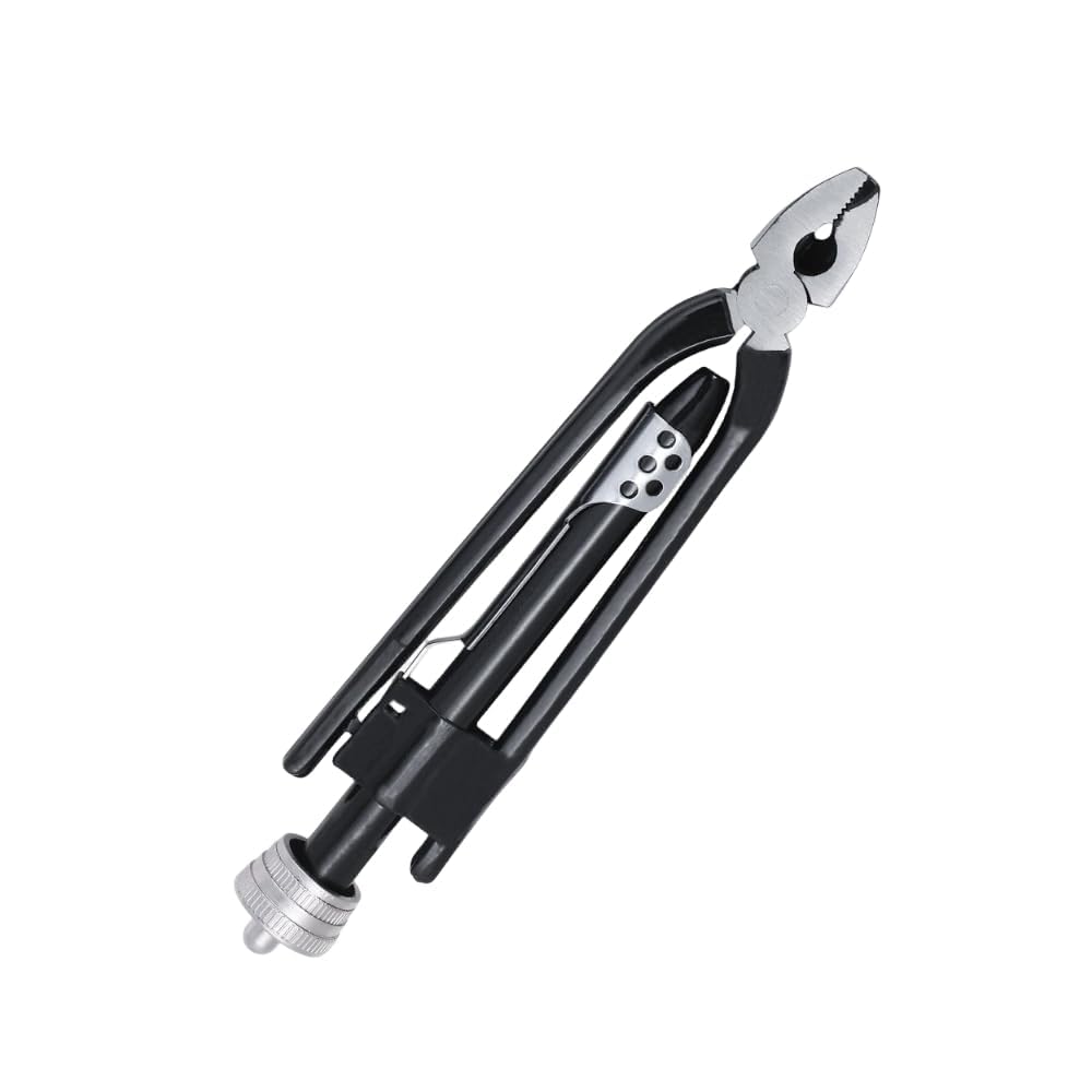 JTZXJJX 6 Inch Safety Wire Pliers, 0.3-0.7mm Lock Wire Twisting Tool for Gripping, Twisting and Cutting in Automotive and Mechanical Repair