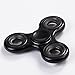 Fidget Spinner High Speed Tri-Spinner Fidget Toy Stress Reducer with Premium Bearing Hand Fidget Spinner Perfect for ADD,ADHD,Anxiety,Autism Adult and Children( (Round-Black) (Round-Black, One size)