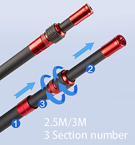 LLJP-Rollen Tragbares Fischernetz, Angelkescher, superleichter superharter Teleskopgriff, schnelles Angeln und sichere… – Bild 7