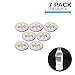 Led Coasters,Led Stickers,Led Bottle Lights,Bottle Glorifies Coaster,Lit up Wine Liquor Bottles,Led Bar Service Lights at Night Clubs,Wedding,Parties(Warm White)