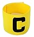 Zaptex Football Soccer Elastic Captain Armband Basketball Adjustable Player Bands (E)
