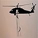 Dailinming PVC Wall Stickers Wall Sticker Decal Quote Vinyl Helicopter Military Guy Boys Army Room Decor Wall Quote 56X84CM