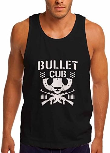 Bullet Club Finn Balor 8 Bit Pixel Nxtbae Tank Top Men, Workout Tank top Black L WQ