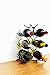 Superiore Livello Turin Wine Rack 6 Bottle Countertop Metal Wine Holder Free Standing Rack for Floor or Table Top Modern Scroll Art Design Perfect for Storage