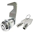 for Homak Toolbox Lock Replacement Lock Tubular Cam Lock 2 Keys Per Lock w/Cover 12-6 Key Pull (5/8")