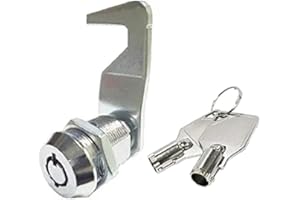 BOUTI1583 Homak Replacement Lock - Tubular Cam Lock 2 Keys Each w/Cover 12-6 Key Pull (5/8")