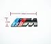 PB-Autoparts M3 Matt Black Metal Badge Decal Emblem For BMW Size 8.5x3.5cm