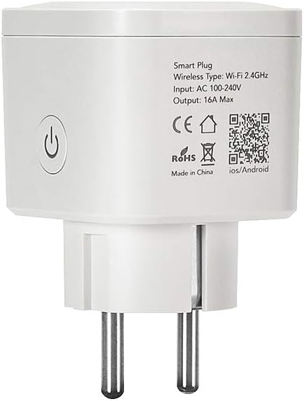 4 x Enchufe Inteligente WiFi 16A 3300W Mini Smart Plug Funciona con Siri Amazon Alexa Echo Google Home No se requiere Hub Funcin de Temporizador App Android   IOS Pack 4 unidades
