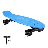 WHOME Skateboard Complete for Adults and Beginners - 27 inch Cruiser Skateboard Complete for Cruising Commuting Rolling Around T-Tool Included