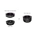 AUKEY iPhone Lens, Optic Pro 3-in-1 Lens Kit includes 198° Fisheye Lens + 150° Wide Angle Lens + 15X Macro Lens for iPhone, Samsung & Android phones