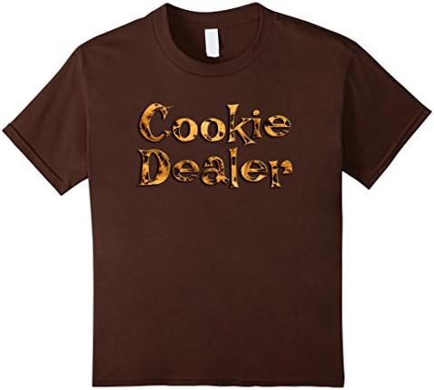 Kids MerchOwl: "Cookie Dealer" Shirt - for scout booth troops! 10 Brown