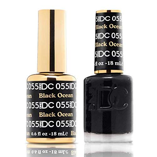DND DC Duo Gel + Polish - 055 Black Ocean