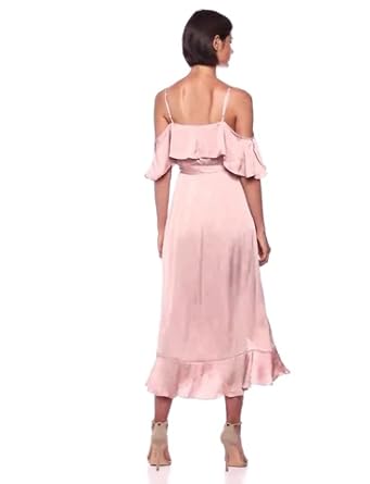 bardot bea wrap dress