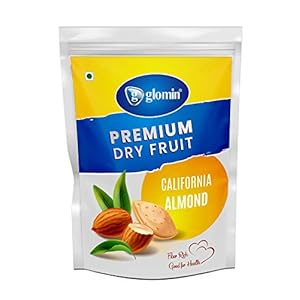 glomin Almond Raw 1kg(Pack of 1)