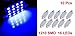 uxcell 10 Pcs 16-LED 3528 SMD 41mm Blue Festoon Light Bulb 6413 6429 internal