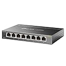TP-Link 8-Port Gigabit Ethernet Easy Smart Switch | Unmanaged Pro | Plug and Play | Desktop | Sturdy Metal w/Shielded Ports | Limited Lifetime Replacement (TL-SG108E)