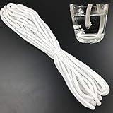 30 Feet Self watering Wick Cord for Vacation Self-watering Planter Pots DIY Automatic Watering Device System Potted Plant Sitter Auto Drip Irrigation Waterer to Water African Violet Cotton String Rope