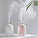 Cute Humidifier Cute Essential Oil Diffuser,220ml Aroma Essential Oil Cool Mist Humidifier with Quiet Operation,Waterless Auto Shut-off and 7 Color LED Lights Changing for Home Office Baby