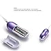 MOJOY Multi 10 Frequency Love Egg Vibrator, Mini Bullet Vibe Wired Massager Female Masturbator Vibration (Purple)