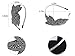Alilang 1920s Black Beaded Leaf Flapper Headband