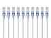 Monoprice SlimRun Cat6A Ethernet Patch Cable - Network Internet Cord - RJ45, Stranded, 550Mhz, UTP, Pure Bare Copper Wire, 10G, 30AWG&nbsp;, 3ft, White, 10-Pack