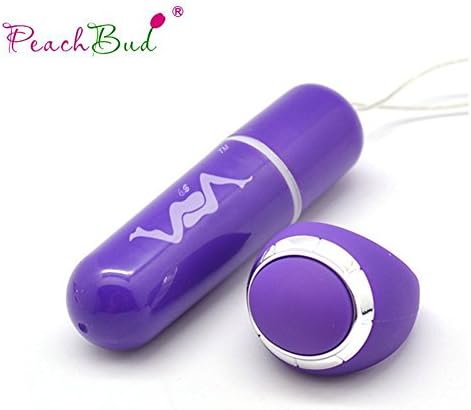 PeachBud 10 Speed Mini Wireless Massager Vibrator Finger Ring Remote Control Vibrating Silicone Bullet