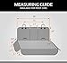 Vailge Bench Dog Seat Cover for Back Seat, 100% Waterproof Dog Car Seat Covers, Heavy-Duty & Nonslip Back Car Seat Covers for Dogs,Washable & Compatible Pet Car Seat Cover for Cars, Trucks & SUVs