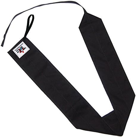 Black Solid Wrist Wraps with Thumb Loops