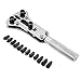 Watch Back Case Opener, BABAN Stainless Steel Professional Adjustable Watch Case Wrench Opener Remover With 12 Bits