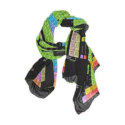 XMCL Periodic Table Of The Element Atomic Scarf Scarves Soft Lightweight Long Sheer Wrap Shawl for Women XMCL Periodic Table Of The Element Atomic Scarf Scarves Soft Lightweight Long Sheer Wrap Shawl for Women