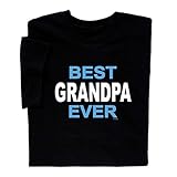 GuyGifter Grandpa Dad Father Gift Shirt Tshirt Best Grandpa Ever T-shirt