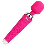 CNHIDEE Mini Multi-Speed Waterproof Therapeutic Wireless Power Wand Vibrator Massager, Pink, 4.16 Ounce