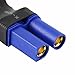 KCRTEK EC5 Femal to Deans T Male Plugs Conversion Adapter, 3PCS EC5 Female to Male T Deans Adapter RC LiPo Battery Connectors