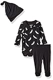 Kickee Pants Baby Print Kimono Newborn Gift Set Prd-kpkgs151-Mnffe, Midnight Falling Feather, Preemie