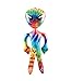Novelty Treasures Colorful UFO Alien Inflate 3 Pack Space Galaxy Tie Dye Rainbow Party Decorations