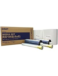 DNP 4 x 6 pulgadas impreso Media para DS-RX1HS Dye Sub Impresora; 700 impresiones por rollo; 2 rollos por funda (1400 impresiones totales).