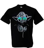 Tshirtmystyle- Yoda Dj Master Hip Hop Jedi Knight Star Wars Man T-shirt-Green-XXL