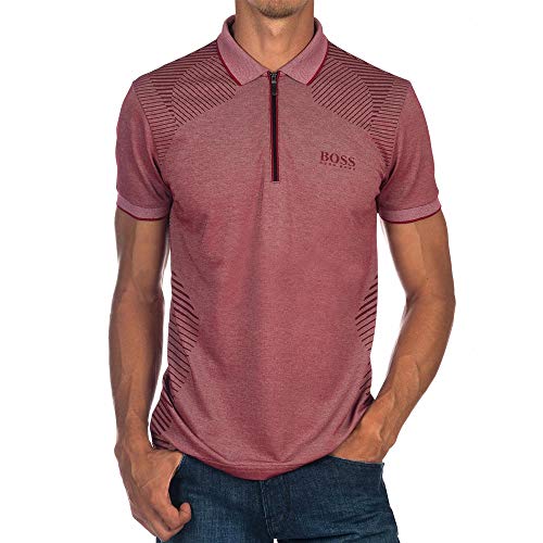 Hugo Boss Prek Pro Golf Polo Dark Red (Size: Kuwait Ubuy
