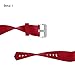 JUNYI Fitbit Charge 2 Bands ,Classic Sports Watch Adjustable Replacement Comfortable Bands for Fitbit Charge 2 Fitness Smart Wristbands Strap (Red large)
