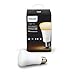 Philips - Hue White Ambiance A19 Wi-Fi Smart LED Bulb - California Residents - White (Hue Hub Required)