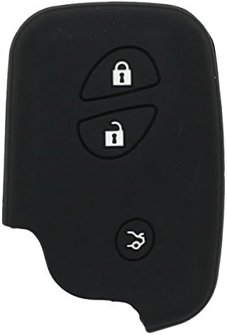 BROVACS Silicone Cover Protector Case Holder Skin Jacket Compatible with LEXUS Smart Remote Key Fob CV2411 Black