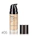 SACE LADY Matte Liquid Foundation, Long Wearing Flawless Foundation with Medium-Full Coverage, Poreless Face Makeup, 0.50Fl Oz/15ml, Medium